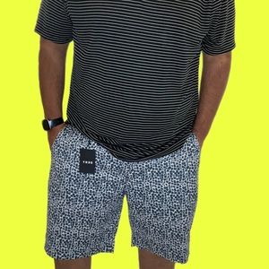 New With Tag : DKNY Leopard Print Shorts 38W